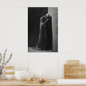 Poster Gothic Grim Reaper Wall Art Dark Academia (Cuisine)