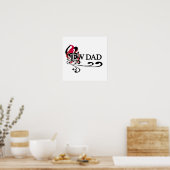 Poster Gothic Heart New Dad T-shirts et cadeaux (Cuisine)