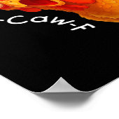 Poster Gothic Humor Funny F-Caw-F Crow (Coin)