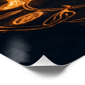 Poster Gothic Leo – Danse de Feu de l'Âme (Coin)