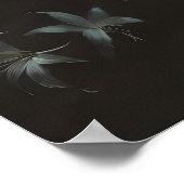 Poster Gothic Lilies Flowers Candlelight Castle Art, Dark (Coin)