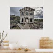 Poster GOTHIC LODGE and SCHOOL - BANNACK MONTANA (Cuisine)