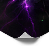 Poster Gothic Purple Raven Wall Art (Coin)