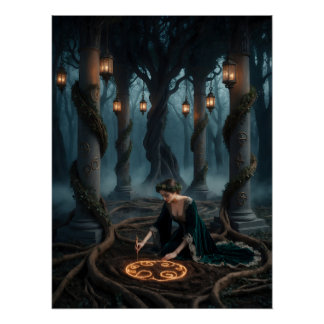 Poster Gothic Virgo - Rituel de la Terre