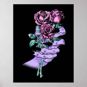 Poster gothique Bouquet