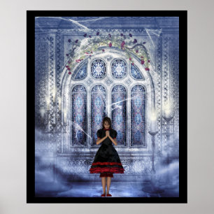 Poster Gothique dans une cathédrale