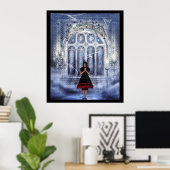 Poster Gothique dans une cathédrale (Bureau à domicile)