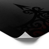 Poster gothique Dragon (Coin)
