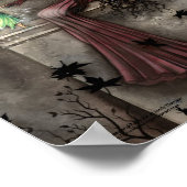 Poster gothique Fairy Imaginaire Art Imprimer (Coin)