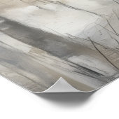 Poster Gothique fille Corbeau Rose rouge (Coin)