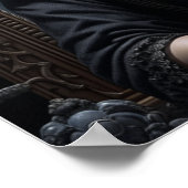 Poster Gothique fille hantée Halloween (Coin)