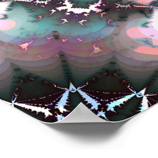 Poster Gothique Frozen Winter Spider Web (Coin)