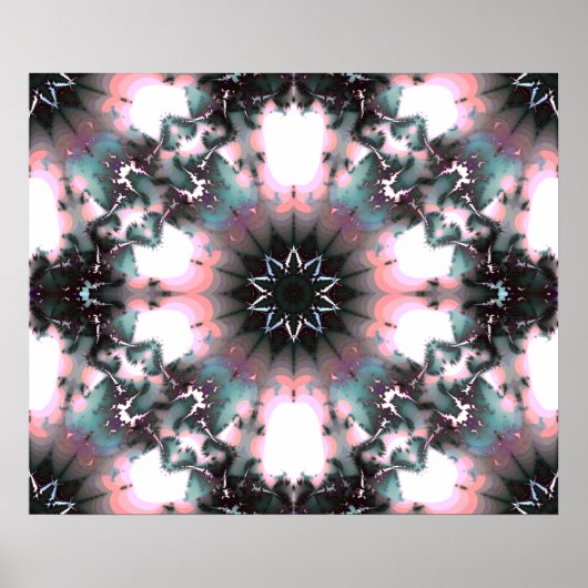 Poster Gothique Frozen Winter Spider Web (Devant)