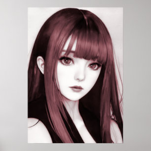 Poster Gothique Girls #008 : Beauté Ethérée