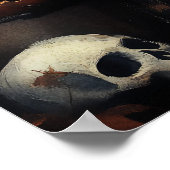 Poster Gothique Halloween Fée et Citrouille  sombre Imagi (Coin)