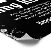 Poster Gothique Halloween Fête des mariées Ring Chasse Je (Coin)