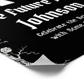 Poster Gothique Halloween Squelette Le Futur Mme Sign (Coin)