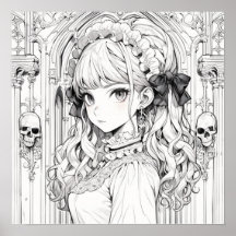 Poster gothique Lolita