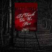 Poster Gothique Luxe | Accueil Black et Red Bloody Drift