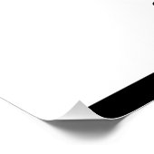 Poster Gothique Moth Mariage crâne [ Noir et blanc (Coin)