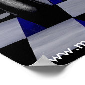 Poster gothique Natasha Rose Tattoo Angel (Coin)