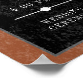 Poster Gothique noir & rouille Ordre des événements Maria (Coin)