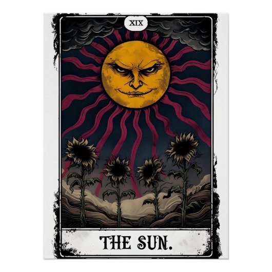 Poster Gothique Sun Tarot (Devant)