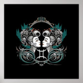 Poster gothique victorien Gemini (Devant)