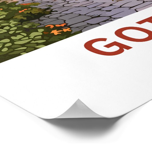 Poster Gotland Suède Imprimer Voyage (Coin)