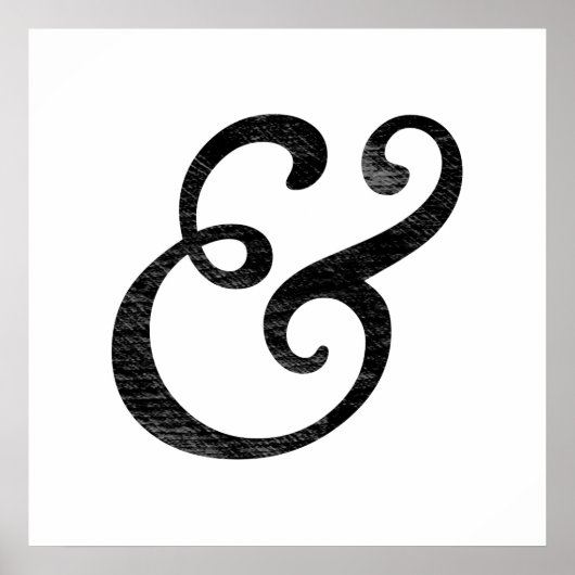 Poster Goudy Old Style Italique Letterpress Noir (Devant)