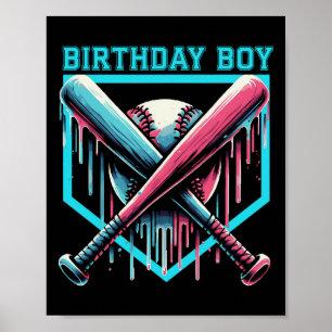 Poster Goutte de naissance Bysebyll pour garçons jeunesse