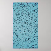 Poster gouttelettes d'eau (Devant)