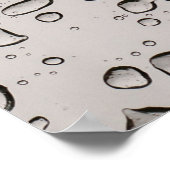 Poster gouttelettes d'eau (Coin)