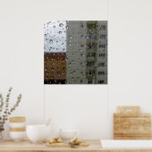 Poster Gouttes de pluie (Cuisine)