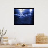 Poster Gouttes d'eau (Cuisine)