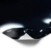 Poster Gouttes d'eau Abstraites (Coin)