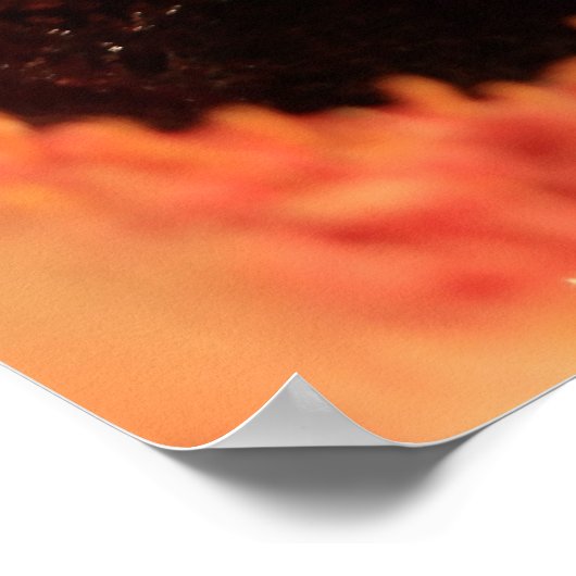 Poster Gouttes pétales (Coin)