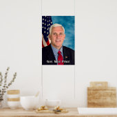 Poster Gouverneur Mike Pence (Cuisine)
