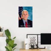 Poster Gouverneur Mike Pence (Bureau à domicile)
