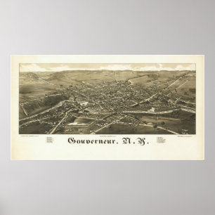 Poster Gouverneur NY 1885