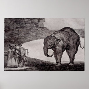Poster Goya - Autres Lois Des Gens Ou De L'Absurdité Bête