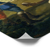 Poster Goya - Chasse au caille 1775 (Coin)