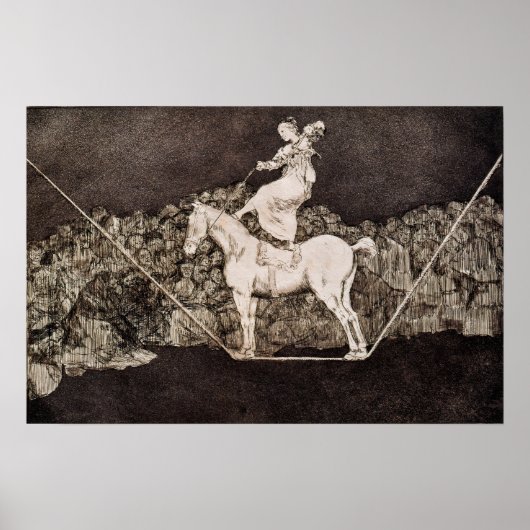 Poster Goya - Cirque Reine Absurdité en temps opportun 18 (Devant)