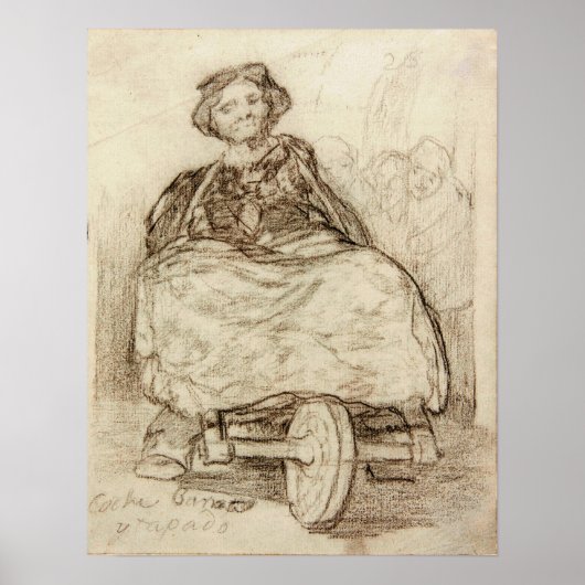 Poster Goya - Coach couvert pas cher (Devant)