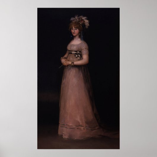 Poster Goya - Countess Of Chincon 1800 (Devant)