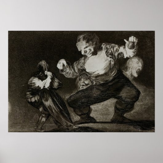 Poster Goya - Crétin 1823 (Devant)