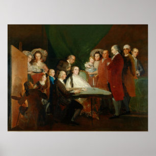Poster Goya - Famille de l'infante Don Luis 1783