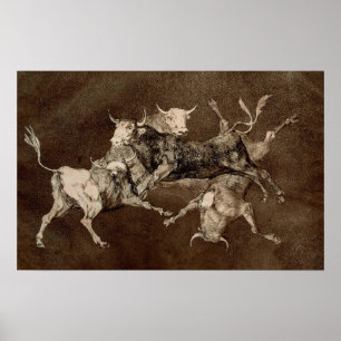 Poster Goya - Folie des fous 1823