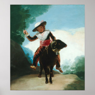 Poster Goya - Garçon sur un bélier