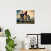 Poster Goya - Garçons Avec Mastiff 1786 (Bureau à domicile)